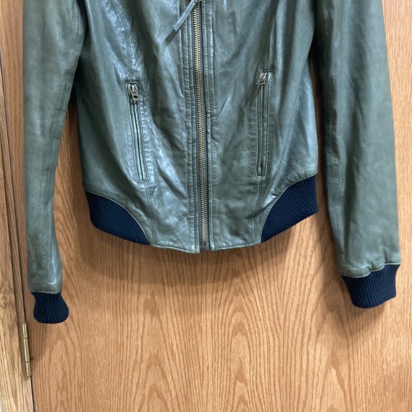 ASO Elena Gilbert TVD Lucky Brand leather jacket Y2K - Picture 4 of 6